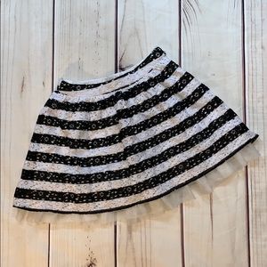 Black and white skirt